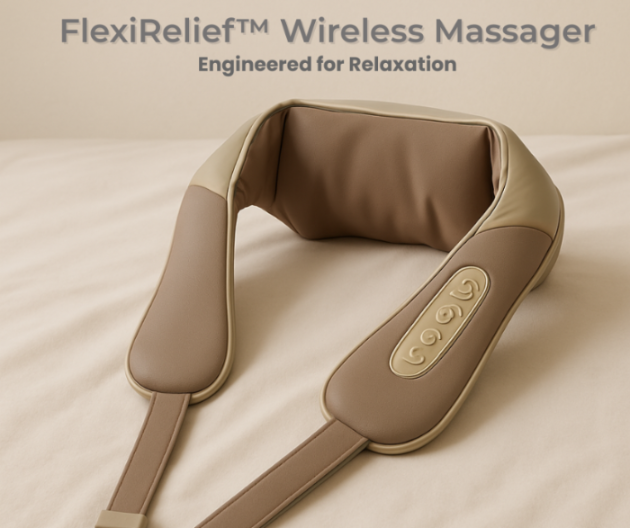 FlexiRelief™ Wireless Neck & Shoulder Massager